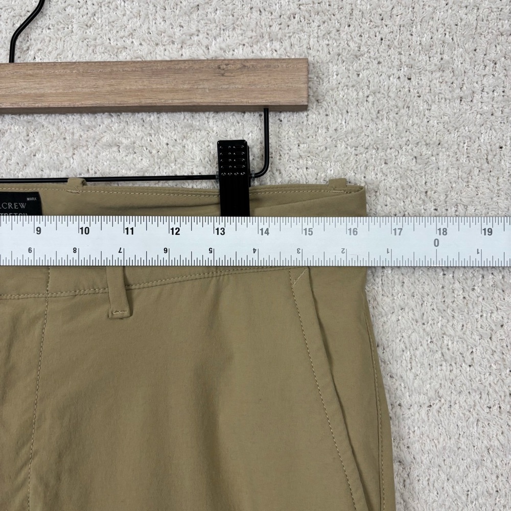 J. Crew Pants Mens 32x32 (33x31.5) Khaki Stretch Slim Flat Front Professional - Picture 11 of 15